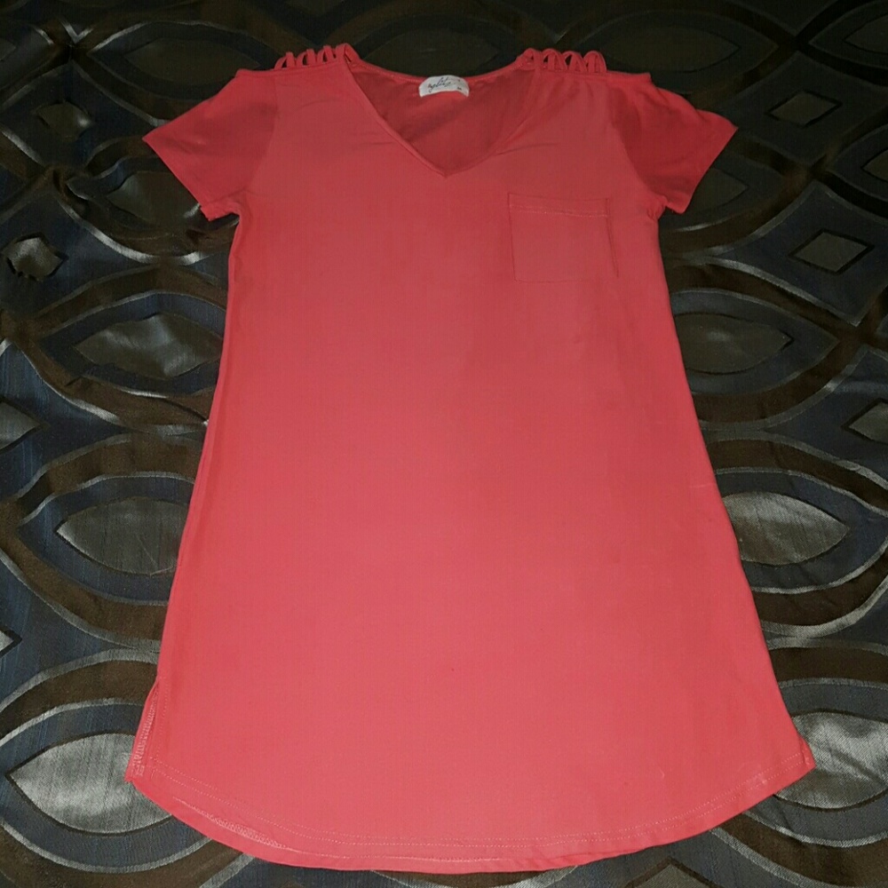 pink T-Shirt dress
